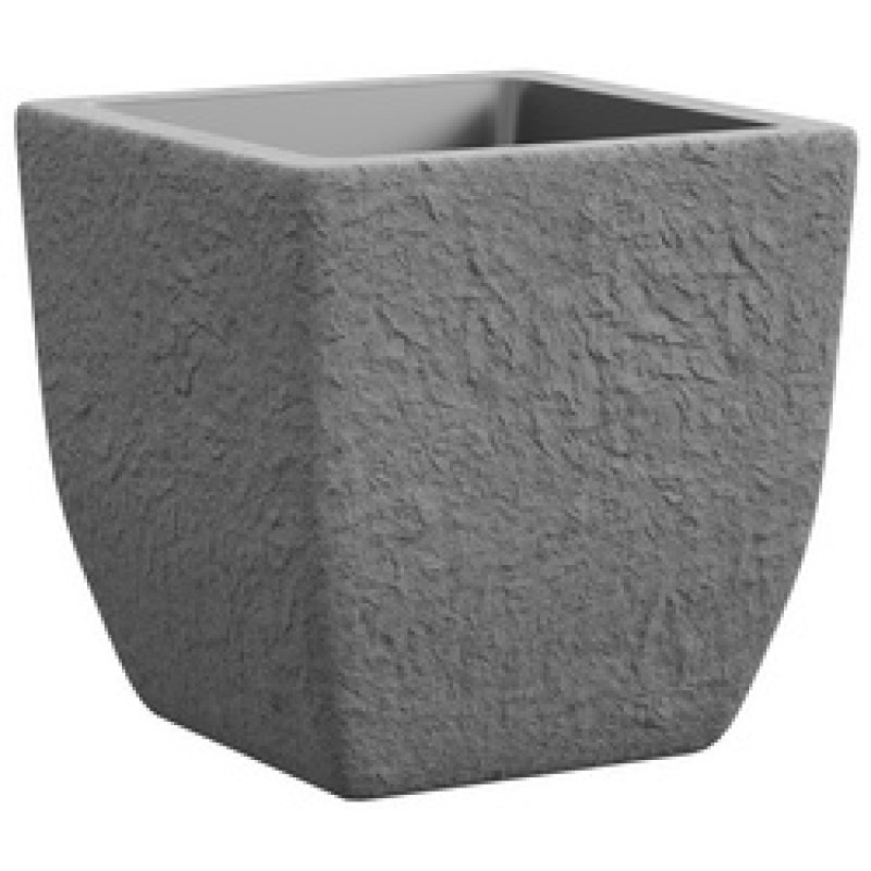 tera Cube à plantes "Lithos 40", stone grey