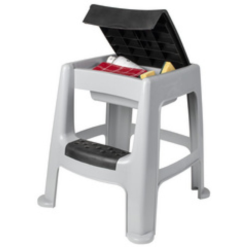 EDA Marchepied, 1 niveau, PP, gris/noir