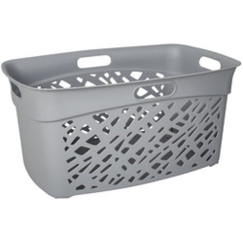 EDA Corbeille à linge ALMERIA, 45 litres, PP, blanc