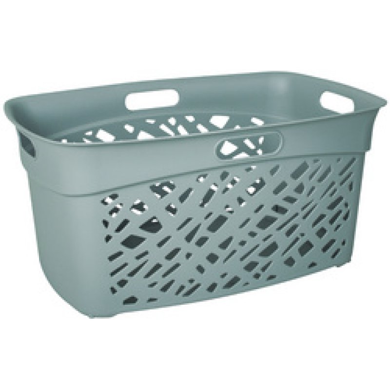 EDA Corbeille à linge ALMERIA, 45 litres, PP, gris