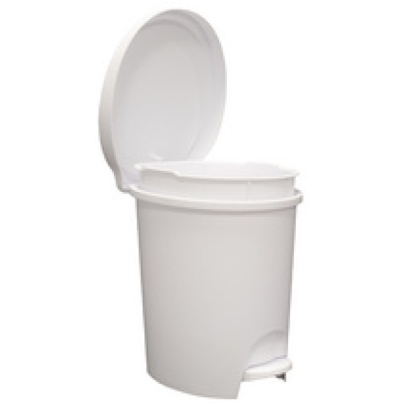 EDA Poubelle cosmétique à pédale Stepy, 6 litres, anthracite