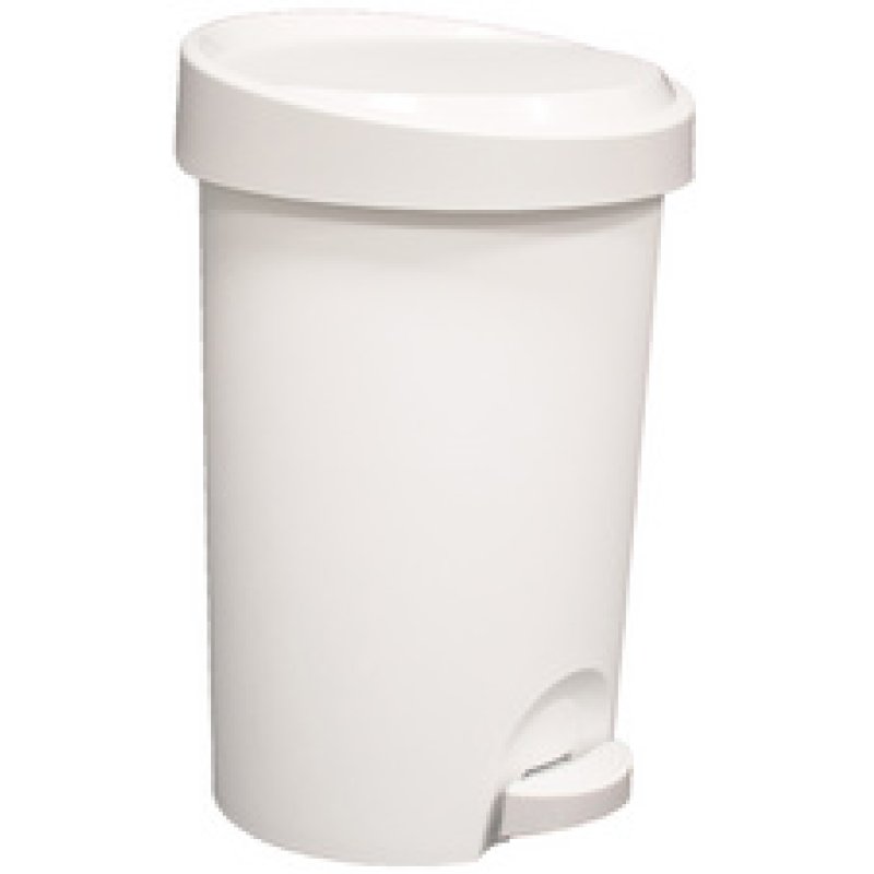 EDA Poubelle à pédale Stepy, 15 litres, PP, anthracite