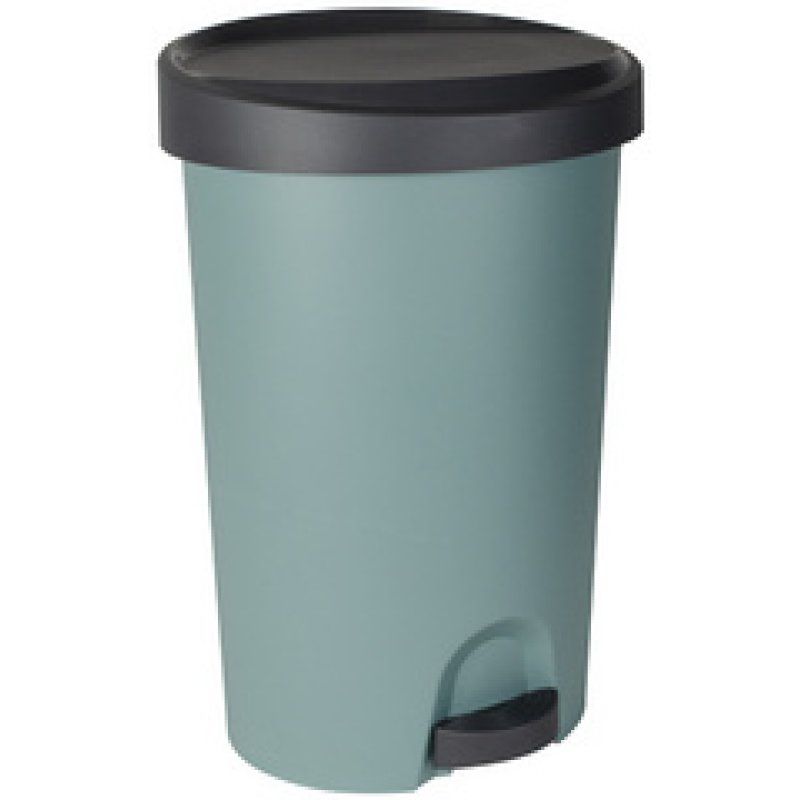 EDA Poubelle à pédale Stepy, 27 litres, PP, anthracite
