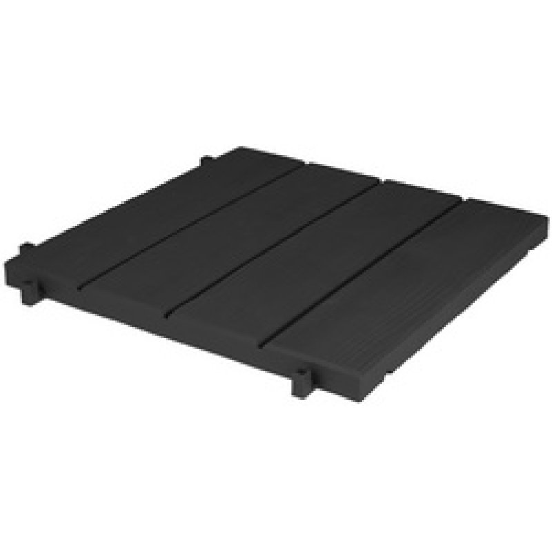 EDA Dalle de sol imitation bois, (L)384 mm, plastique, taupe