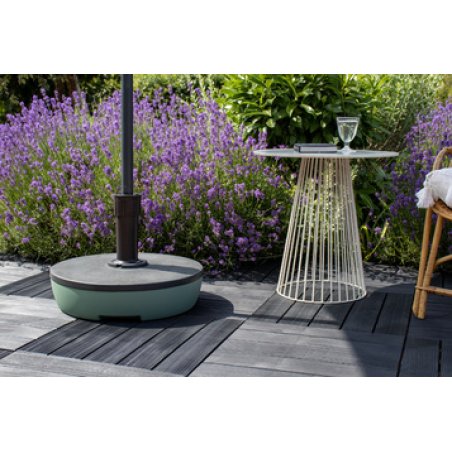 EDA Pied de parasol, plastique, rond, 495 mm, bicolore