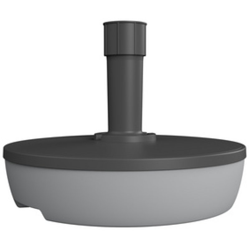 EDA Pied de parasol, plastique, rond, 495 mm, bicolore