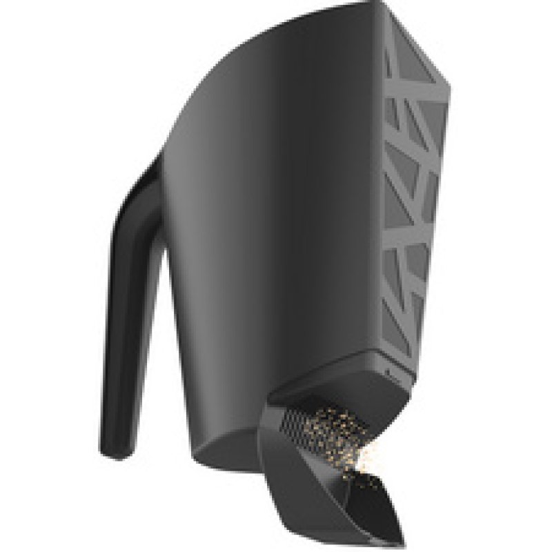 EDA Pelle à pellets, plastique, capacité: 700 g, noir