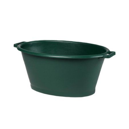 EDA Bassine ovale, 50 litres, plastique, vert