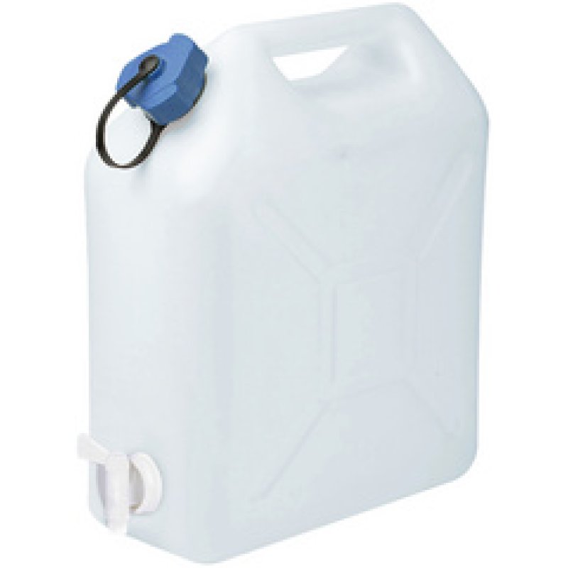 EDA Jerrican alimentaire Extra Fort, 5 litres, blanc
