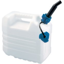 EDA Jerrican, 5 litres, avec bec verseur, blanc