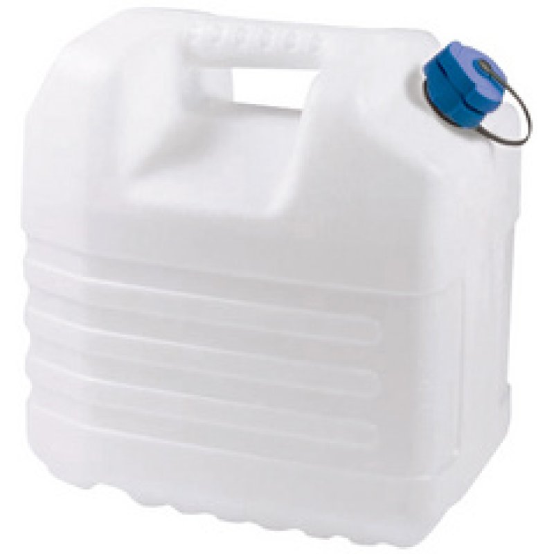 EDA Jerrican, 5 litres, avec bec verseur, blanc