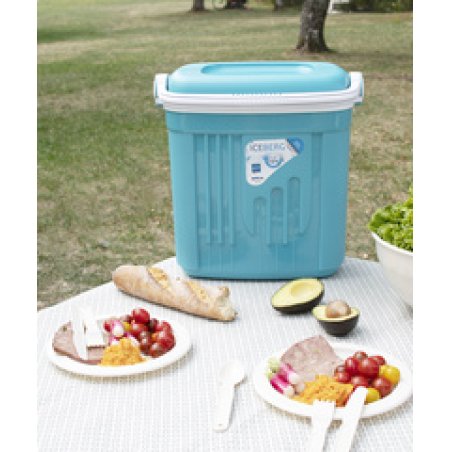 EDA Glacière ICEBERG, 8 litres, gris/vert