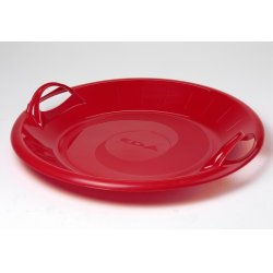 EDA Luge toupie, plastique, diamètre: 640 mm, rouge