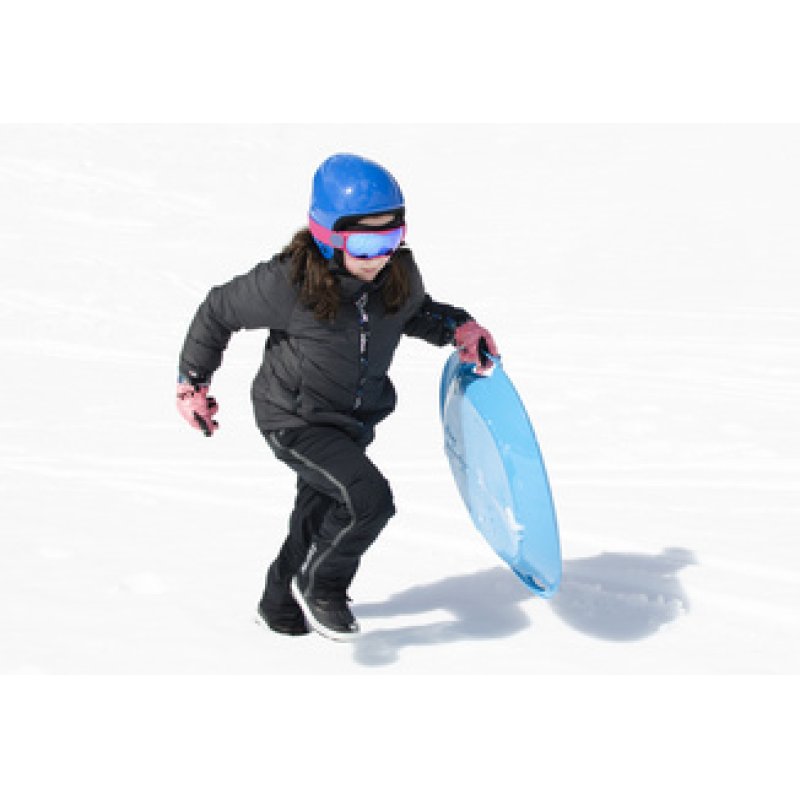 EDA Luge toupie, plastique, diamètre: 640 mm, bleu