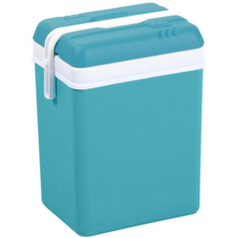 EDA Kühlbox, Kunststoff, 15 Liter, grau / lagunenblau