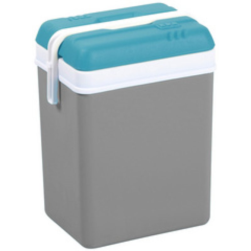 EDA Kühlbox, Kunststoff, 15 Liter, grau / lagunenblau