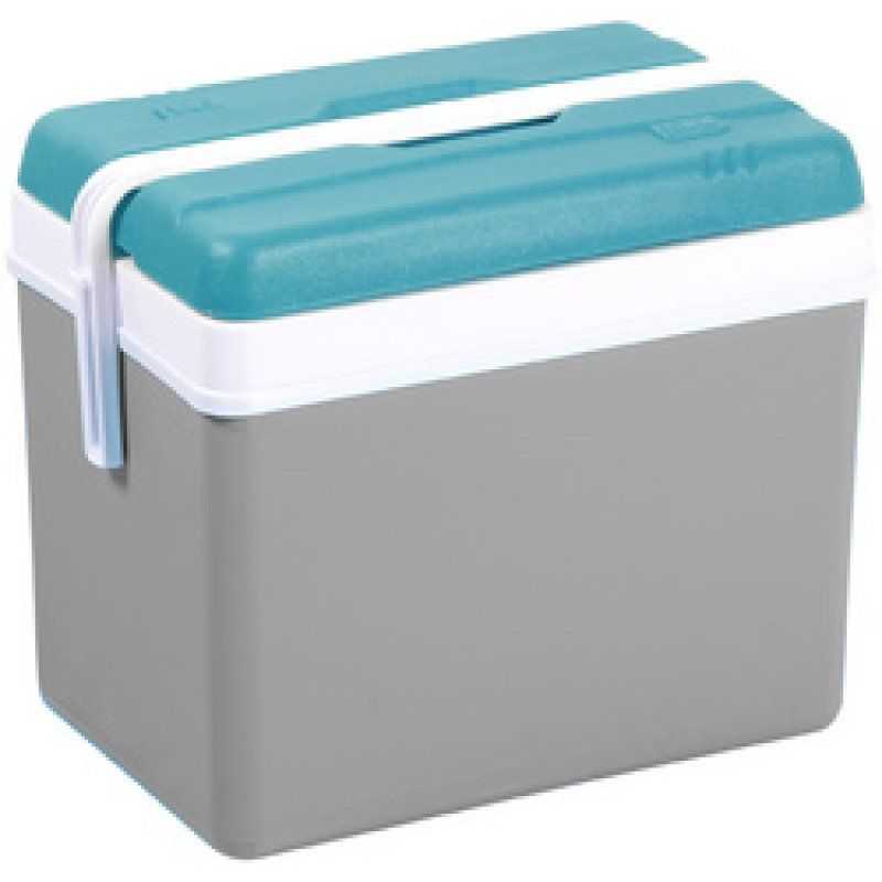 EDA Glacière, plastique, 35 litres, gris / bleu lagune