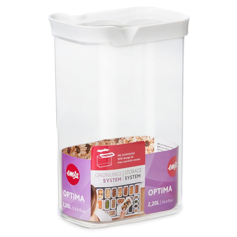emsa Boîte verseuse/boîte de conservation OPTIMA, 2,2 litres
