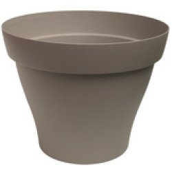 Poétic Pot de fleurs ROMEO, rond, diamètre: 70 mm, taupe