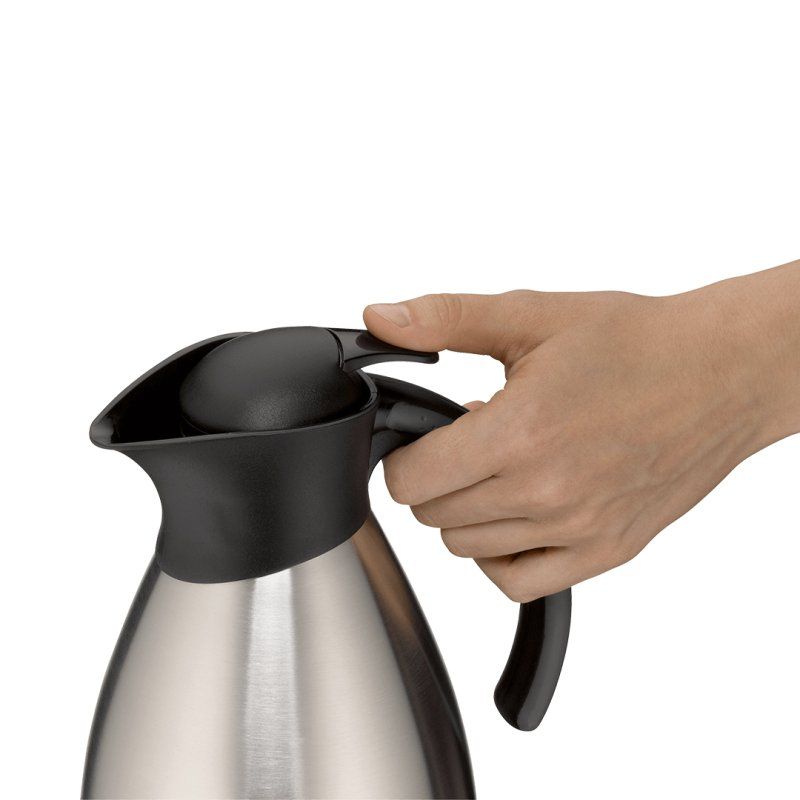 alfi Pichet isotherme BONO TOPTHERM, 1,0 litre, argent/noir