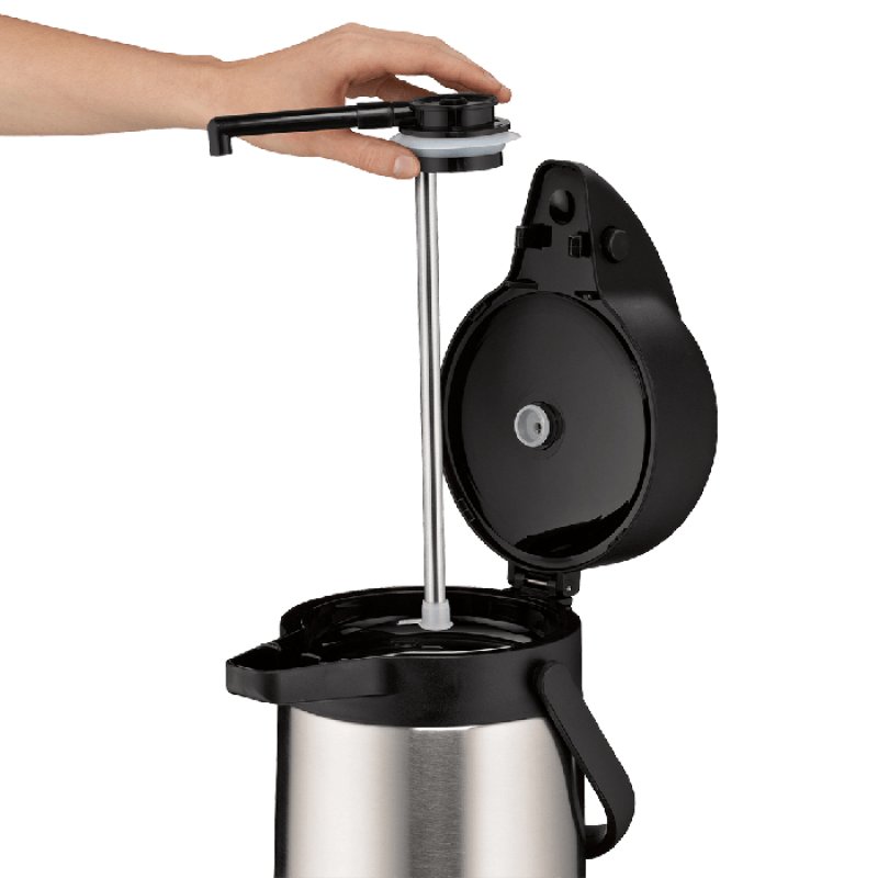 Alfi 0837205250 carafe, pichet et bouteille Verseuse 2,5 L Noir, Acier inoxydable