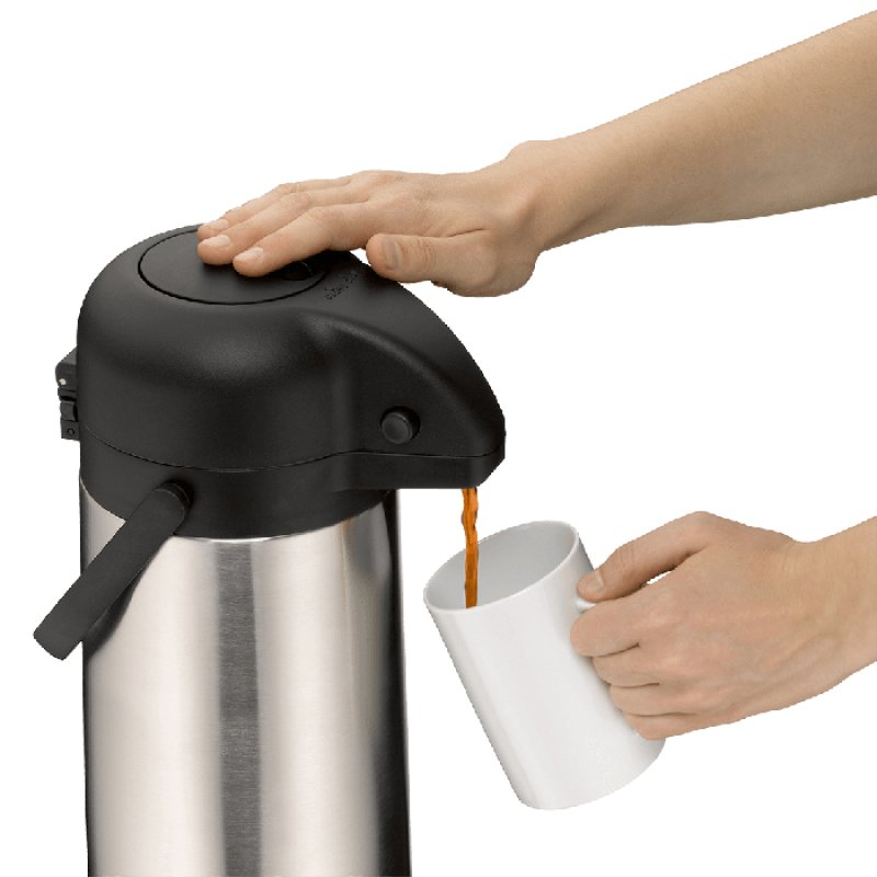 Alfi 0837205250 carafe/jug/bottle 2.5 L Black, Stainless steel