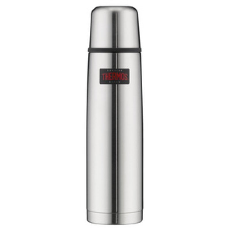 THERMOS Bouteille isotherme Light & Compact, argent, 1L