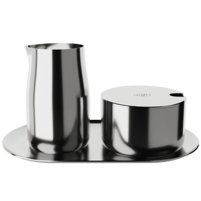 alfi Service lait & sucre, en inox, poli, 4 pièces