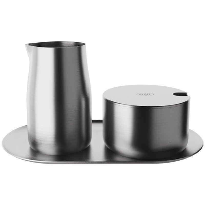 alfi Service lait & sucre, en inox, mat, 4 pièces