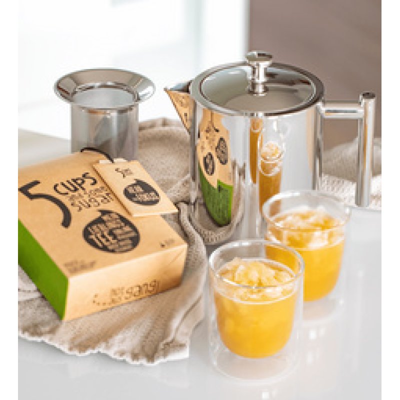 alfi Théière TEA POT, 0,6 litre, inox poli