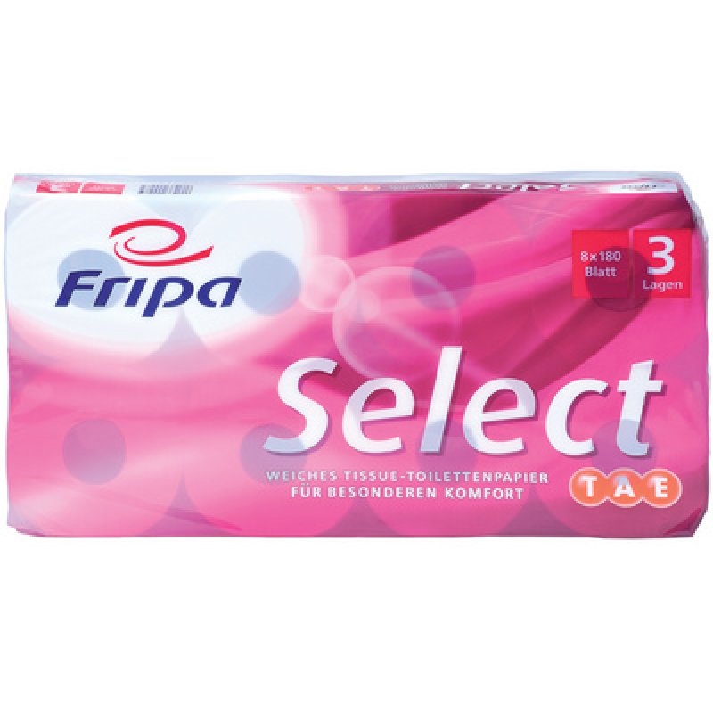 Fripa Papier toilette Select, 3 couches, extra blanc