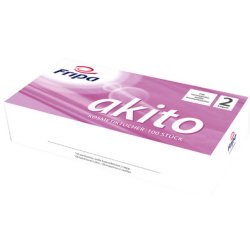 Fripa Mouchoirs cosmétiques Akito, 2 couches, extra blanc