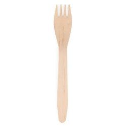 Papstar 81189 fork Table fork Wood 25 pc(s)
