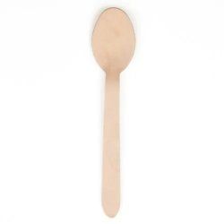 PAPSTAR Cuillère en bois "pure", longueur: 157 mm, par 25