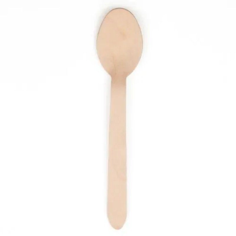 Papstar 81191 Cuillère jetable Cuillère à soupe Bois Naturel 25 pièce(s)