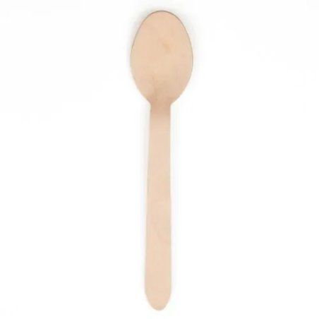 PAPSTAR Cuillère en bois "pure", longueur: 157 mm, par 25