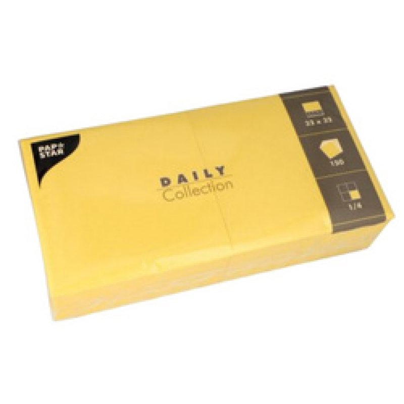 PAPSTAR Serviettes, 320 x 320 mm, 3 couches, vert citron