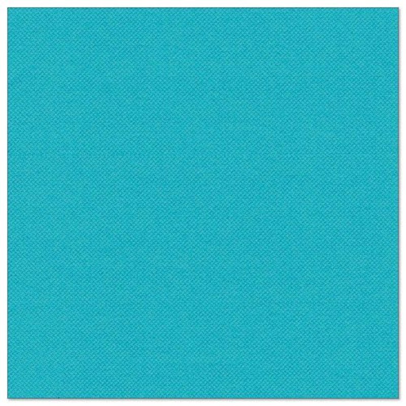 Papstar 81748 serviette et serviette de table en papier Mouchoir en papier Turquoise 50 pièce(s)