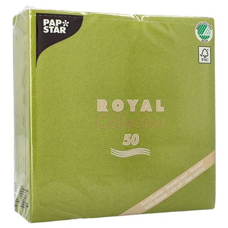 Papstar 81749 paper napkins Tissue paper Olive 50 pc(s)