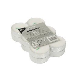 Papstar 82112 wax candle Round White 12 pc(s)