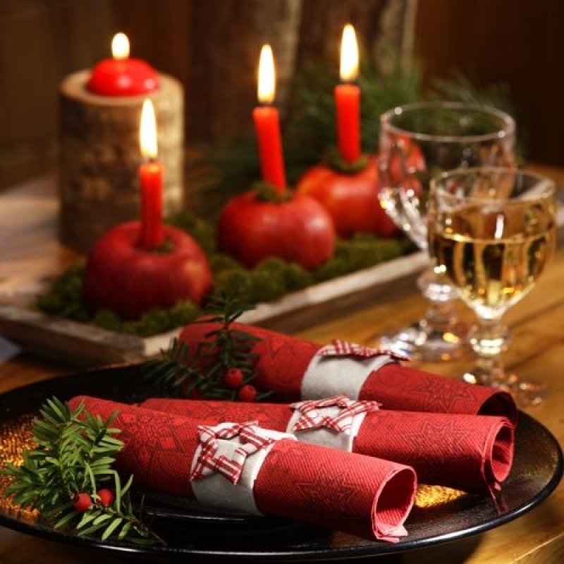 Papstar 82447 paper napkins Tissue paper Red 20 pc(s)