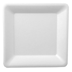 PAPSTAR Assiette en canne à sucre "pure", carré, 260x260 mm