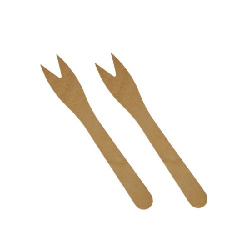 Papstar 82557 disposable fork Wood 500 pc(s)