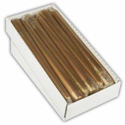 Papstar 82654 wax candle Round Gold 12 pc(s)