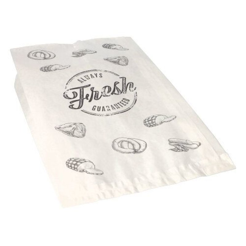 PAPSTAR Sachet boucherie, grand, blanc