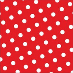 PAPSTAR Serviette à motif "Dots", 330 x 330 mm, rouge