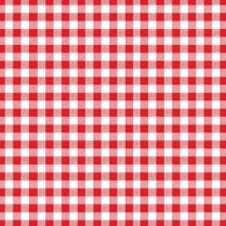 PAPSTAR Serviette à motif Carreaux Vichy, rouge