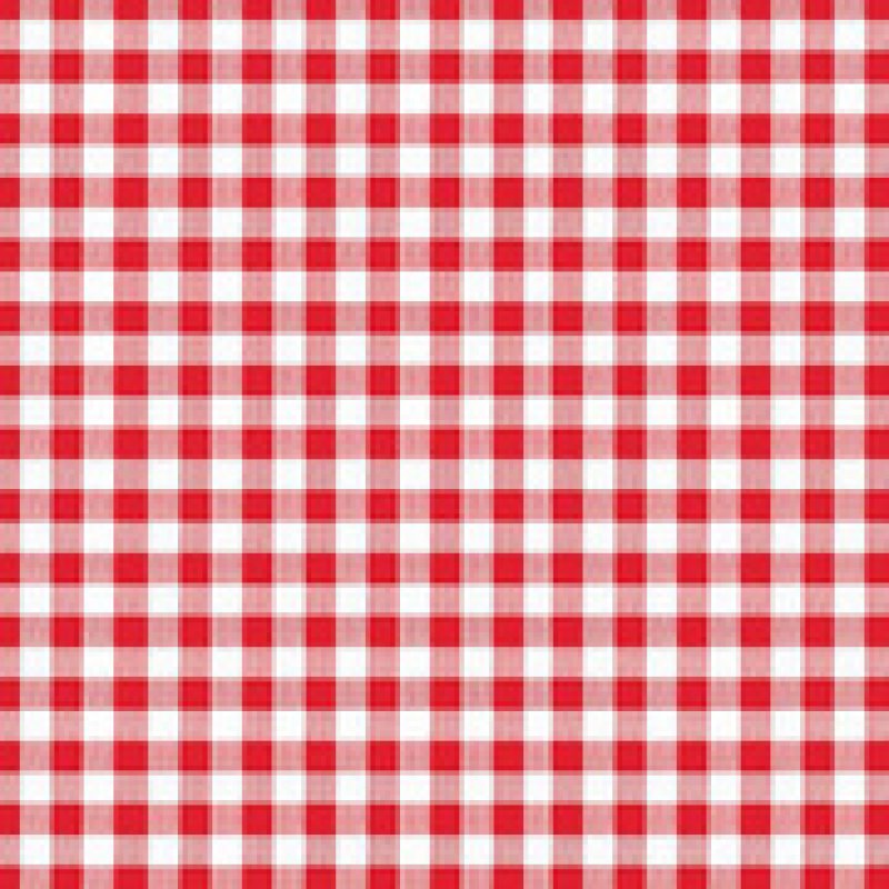 PAPSTAR Serviette à motif Carreaux Vichy, rouge