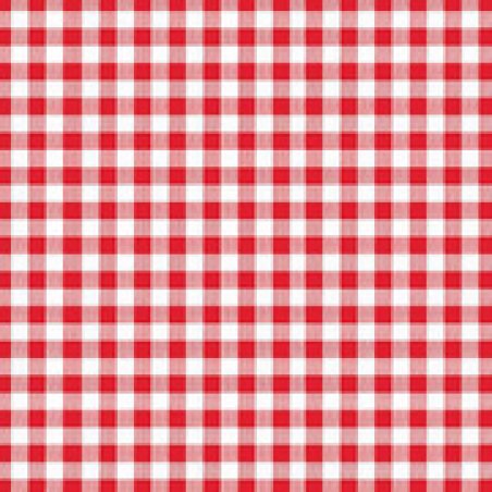 PAPSTAR Serviette à motif Carreaux Vichy, rouge