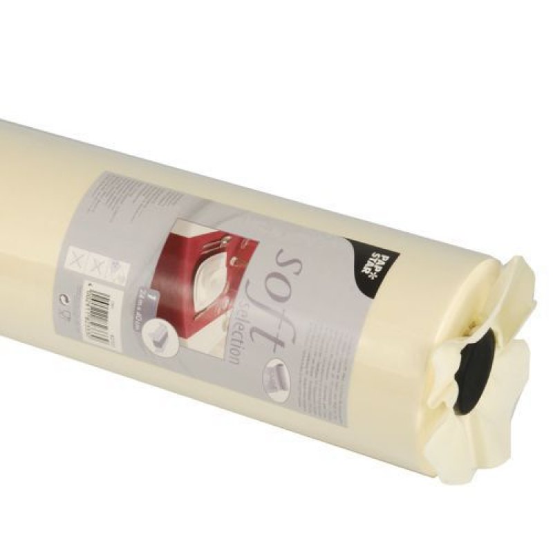 STARPAK Chemin de table "soft selection", crème